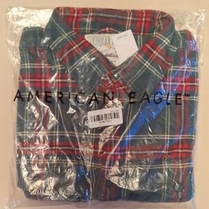 American Eagle Plaid Flannel Men's Size Medium